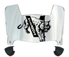 Villanova Wildcats Mini Football Helmet Visor Shield w/ Clips - PICK VISOR & LOGO COLOR