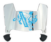 Villanova Wildcats Mini Football Helmet Visor Shield w/ Clips - PICK VISOR & LOGO COLOR