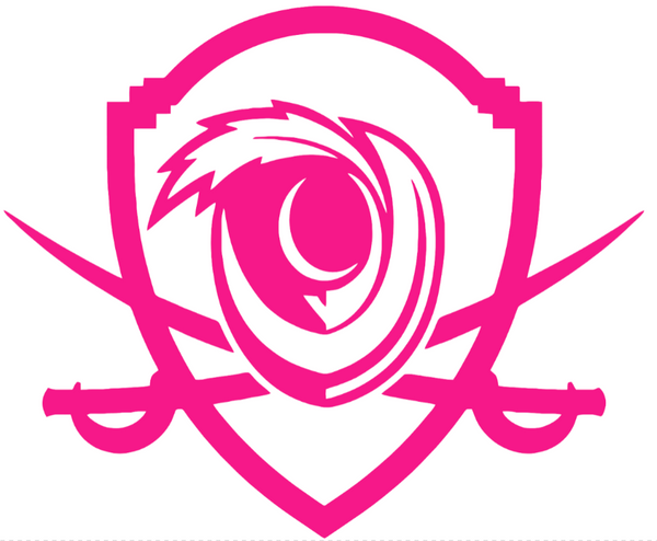 Virginia Cavaliers Hot Pink Alternate Logo Premium DieCut Vinyl Decal PICK SIZE
