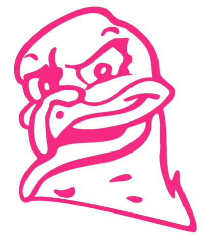 Virginia Tech Hokies HOT PINK HokieBird Mascot Logo Premium DieCut Vinyl Decal PICK SIZE