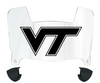 Virginia Tech Hokies Mini Football Helmet Visor Shield w/ Clips - PICK VISOR & LOGO COLOR