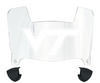 Virginia Tech Hokies Mini Football Helmet Visor Shield w/ Clips - PICK VISOR & LOGO COLOR