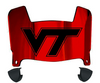 Virginia Tech Hokies Mini Football Helmet Visor Shield w/ Clips - PICK VISOR & LOGO COLOR