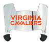Virginia Cavaliers Mini Football Helmet Visor Shield w/ Clips - PICK VISOR & LOGO COLOR