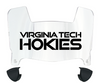 Virginia Tech Hokies Mini Football Helmet Visor Shield w/ Clips - PICK VISOR & LOGO COLOR