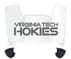 Virginia Tech Hokies Mini Football Helmet Visor Shield w/ Clips - PICK VISOR & LOGO COLOR