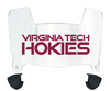 Virginia Tech Hokies Mini Football Helmet Visor Shield w/ Clips - PICK VISOR & LOGO COLOR