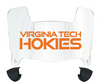 Virginia Tech Hokies Mini Football Helmet Visor Shield w/ Clips - PICK VISOR & LOGO COLOR