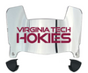 Virginia Tech Hokies Mini Football Helmet Visor Shield w/ Clips - PICK VISOR & LOGO COLOR