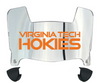 Virginia Tech Hokies Mini Football Helmet Visor Shield w/ Clips - PICK VISOR & LOGO COLOR