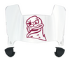 Virginia Tech Hokies Mini Football Helmet Visor Shield w/ Clips - PICK VISOR & LOGO COLOR