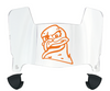 Virginia Tech Hokies Mini Football Helmet Visor Shield w/ Clips - PICK VISOR & LOGO COLOR