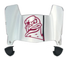 Virginia Tech Hokies Mini Football Helmet Visor Shield w/ Clips - PICK VISOR & LOGO COLOR