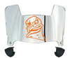Virginia Tech Hokies Mini Football Helmet Visor Shield w/ Clips - PICK VISOR & LOGO COLOR