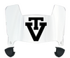 Virginia Tech Hokies Mini Football Helmet Visor Shield w/ Clips - PICK VISOR & LOGO COLOR