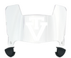 Virginia Tech Hokies Mini Football Helmet Visor Shield w/ Clips - PICK VISOR & LOGO COLOR