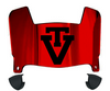 Virginia Tech Hokies Mini Football Helmet Visor Shield w/ Clips - PICK VISOR & LOGO COLOR