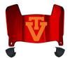 Virginia Tech Hokies Mini Football Helmet Visor Shield w/ Clips - PICK VISOR & LOGO COLOR