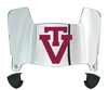 Virginia Tech Hokies Mini Football Helmet Visor Shield w/ Clips - PICK VISOR & LOGO COLOR