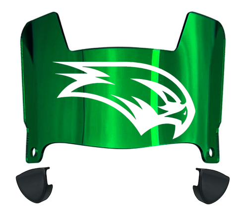 Wagner Seahawks Mini Football Helmet Visor Shield w/ Clips - PICK VISOR & LOGO COLOR