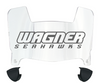 Wagner Seahawks Mini Football Helmet Visor Shield w/ Clips - PICK VISOR & LOGO COLOR