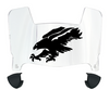 Wagner Seahawks Mini Football Helmet Visor Shield w/ Clips - PICK VISOR & LOGO COLOR