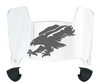 Wagner Seahawks Mini Football Helmet Visor Shield w/ Clips - PICK VISOR & LOGO COLOR