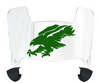 Wagner Seahawks Mini Football Helmet Visor Shield w/ Clips - PICK VISOR & LOGO COLOR