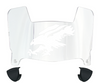 Wagner Seahawks Mini Football Helmet Visor Shield w/ Clips - PICK VISOR & LOGO COLOR