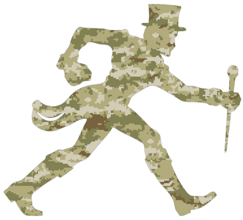 Wake Forest Demon Deacons Alternate Logo Salute to Service Camouflage Camo Vinyl Decal PICK SIZE