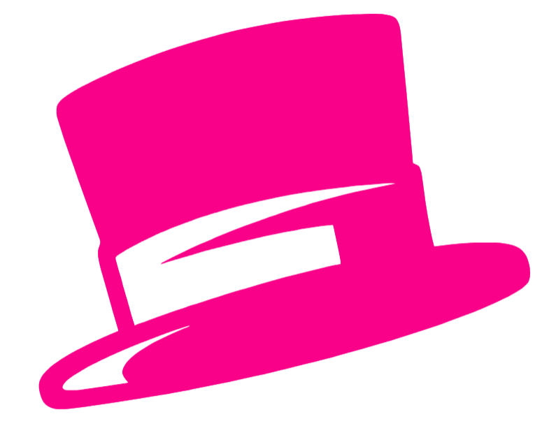 Wake Forest Demon Deacons Hot Pink Top Hat Logo Premium DieCut Vinyl Decal PICK SIZE