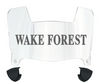 Wake Forest Demon Deacons Mini Football Helmet Visor Shield w/ Clips - PICK VISOR & LOGO COLOR