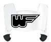 Wake Forest Demon Deacons Mini Football Helmet Visor Shield w/ Clips - PICK VISOR & LOGO COLOR