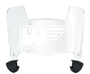 Wake Forest Demon Deacons Mini Football Helmet Visor Shield w/ Clips - PICK VISOR & LOGO COLOR