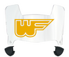 Wake Forest Demon Deacons Mini Football Helmet Visor Shield w/ Clips - PICK VISOR & LOGO COLOR