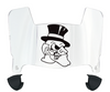 Wake Forest Demon Deacons Mini Football Helmet Visor Shield w/ Clips - PICK VISOR & LOGO COLOR