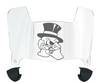 Wake Forest Demon Deacons Mini Football Helmet Visor Shield w/ Clips - PICK VISOR & LOGO COLOR