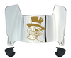 Wake Forest Demon Deacons Mini Football Helmet Visor Shield w/ Clips - PICK VISOR & LOGO COLOR