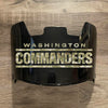 Washington Commanders Redskins Full Size Football Helmet Visor Shield Black Dark Tint w/ Clips - PICK LOGO COLOR