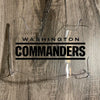 Washington Commanders Redskins Full Size Football Helmet Visor Shield Clear w/ Clips - PICK LOGO COLOR