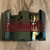 Washington Commanders Redskins Full Size Football Helmet Visor Shield Gold Iridium Mirror w/ Clips - PICK LOGO COLOR