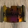 Washington Commanders Redskins Full Size Football Helmet Visor Shield Red Iridium Mirror w/ Clips - PICK LOGO COLOR
