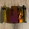 Washington Commanders Redskins Full Size Football Helmet Visor Shield Red Iridium Mirror w/ Clips - PICK LOGO COLOR