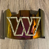 Washington Commanders Redskins Full Size Football Helmet Visor Shield Red Iridium Mirror w/ Clips - PICK LOGO COLOR