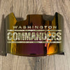 Washington Commanders Redskins Full Size Football Helmet Visor Shield Red Iridium Mirror w/ Clips - PICK LOGO COLOR