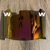 Washington Commanders Redskins Full Size Football Helmet Visor Shield Red Iridium Mirror w/ Clips - PICK LOGO COLOR