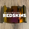 Washington Commanders Redskins Full Size Football Helmet Visor Shield Red Iridium Mirror w/ Clips - PICK LOGO COLOR