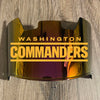 Washington Commanders Redskins Full Size Football Helmet Visor Shield Red Iridium Mirror w/ Clips - PICK LOGO COLOR