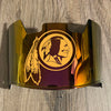 Washington Commanders Redskins Full Size Football Helmet Visor Shield Red Iridium Mirror w/ Clips - PICK LOGO COLOR