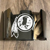 Washington Commanders Redskins Full Size Football Helmet Visor Shield Silver Chrome Mirror w/ Clips - PICK LOGO COLOR